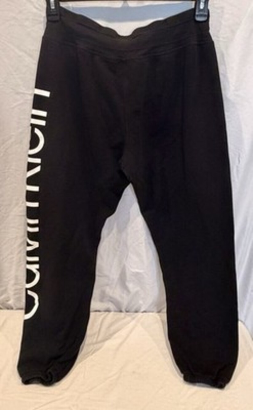 Calvin Klein Performance Jogger Pants Black M Elastic Waist Stretch Athleisure - Picture 3 of 5